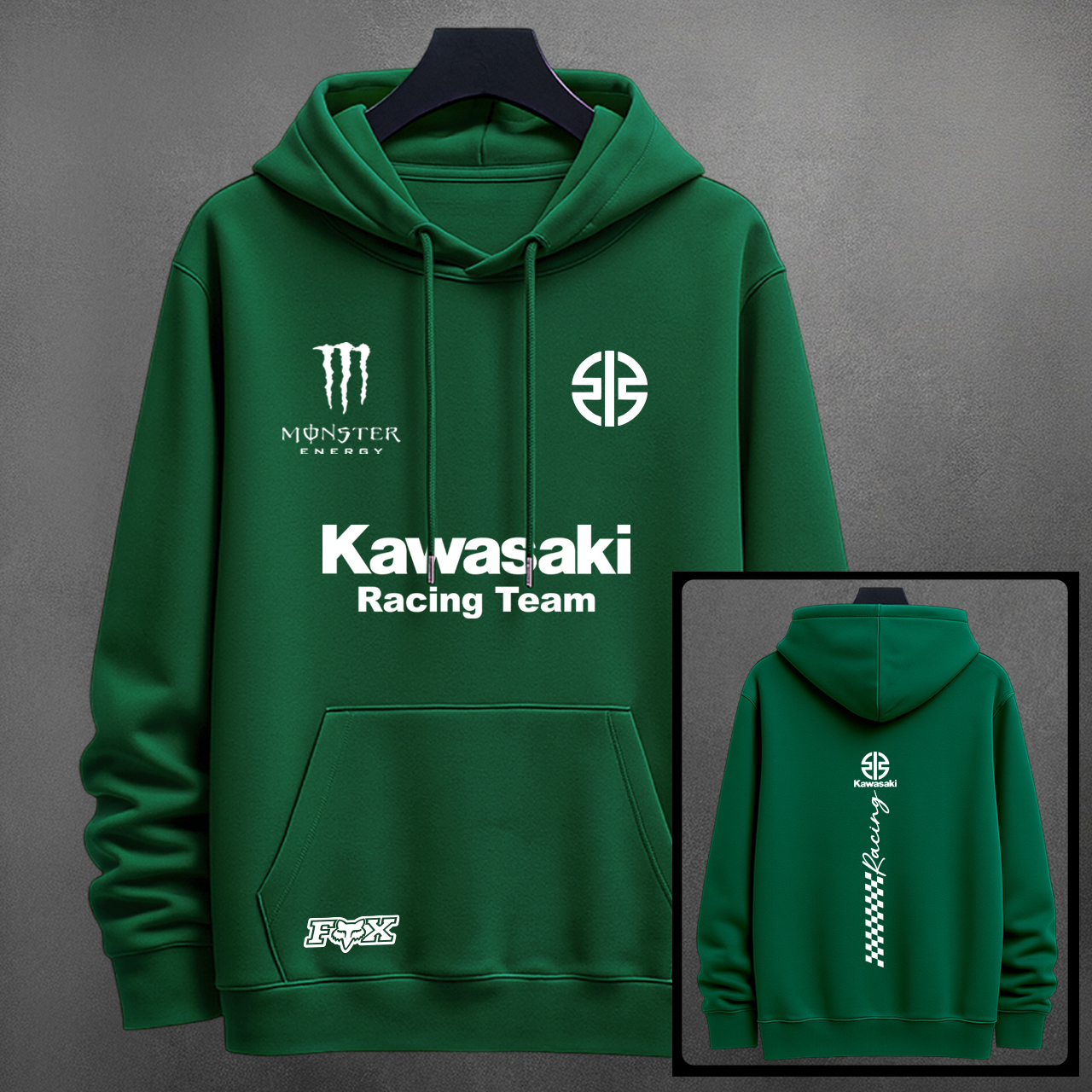 BUZO MOTO KAWASAKI ESTAMPADO